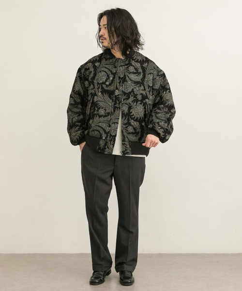 URBAN RESEARCH(アーバンリサーチ)の「URBAN RESEARCH iD ゴブランシェニール織ブルゾン(ブルゾン・メンズ・ネイビー/ブラック・MEDIUM/LARGE)」の5枚目の写真