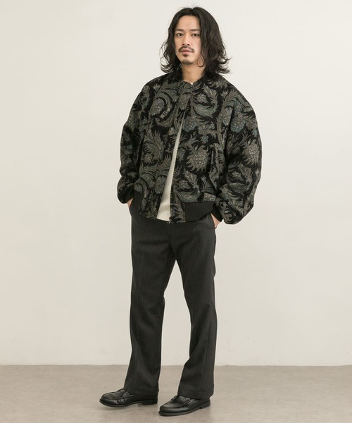 URBAN RESEARCH(アーバンリサーチ)の「URBAN RESEARCH iD ゴブランシェニール織ブルゾン(ブルゾン・メンズ・ネイビー/ブラック・MEDIUM/LARGE)」の6枚目の写真