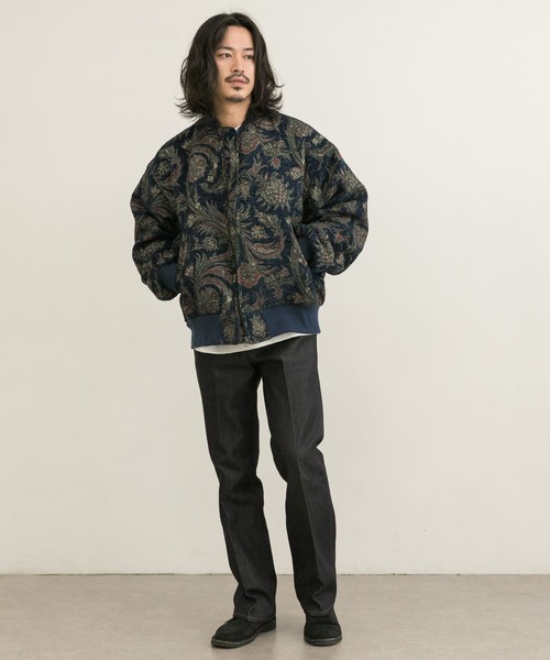 URBAN RESEARCH(アーバンリサーチ)の「URBAN RESEARCH iD ゴブランシェニール織ブルゾン(ブルゾン・メンズ・ネイビー/ブラック・MEDIUM/LARGE)」の8枚目の写真