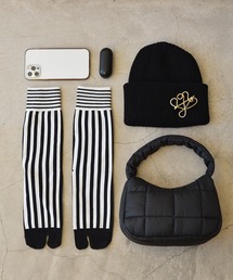 styiro（スタイロ）の「モチっとストライプ あったか裏起毛足袋ソックス/靴下（ソックス/靴下）」