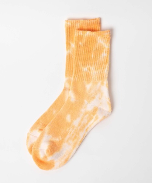 WEGO（ウィゴー）の「WEGO/タイダイソックス（ソックス/靴下・レディース・グリーン/オレンジ/ブルー/ブラック/ブラウン/ライトピンク/オレンジ系その他・23-25cm）」の16枚目の写真