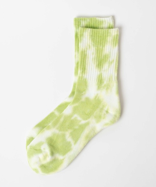 WEGO（ウィゴー）の「WEGO/タイダイソックス（ソックス/靴下・レディース・グリーン/オレンジ/ブルー/ブラック/ブラウン/ライトピンク/オレンジ系その他・23-25cm）」の10枚目の写真