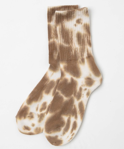 WEGO（ウィゴー）の「WEGO/タイダイソックス（ソックス/靴下・レディース・グリーン/オレンジ/ブルー/ブラック/ブラウン/ライトピンク/オレンジ系その他・23-25cm）」の8枚目の写真