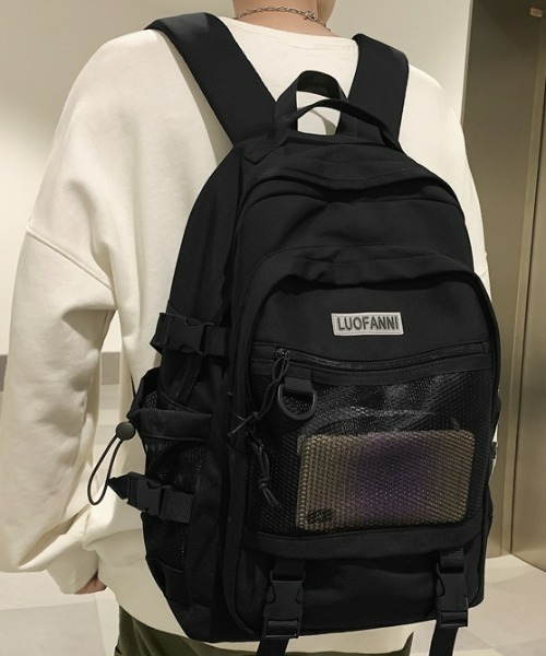 .KOM(ドットコム)の「A'GEM/9 × .kom『.kom/ドットケーオーエム』バックパック ③(バックパック/リュック・メンズ・ブラック/ホワイト/パープル/ブルー・FREE)」の4枚目の写真