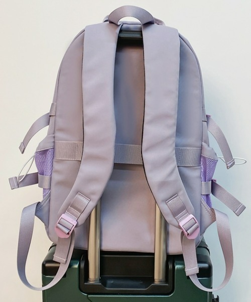 .KOM(ドットコム)の「A'GEM/9 × .kom『.kom/ドットケーオーエム』バックパック ③(バックパック/リュック・メンズ・ブラック/ホワイト/パープル/ブルー・FREE)」の9枚目の写真