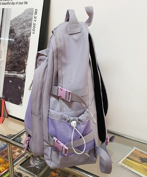 .KOM(ドットコム)の「A'GEM/9 × .kom『.kom/ドットケーオーエム』バックパック ③(バックパック/リュック・メンズ・ブラック/ホワイト/パープル/ブルー・FREE)」の13枚目の写真
