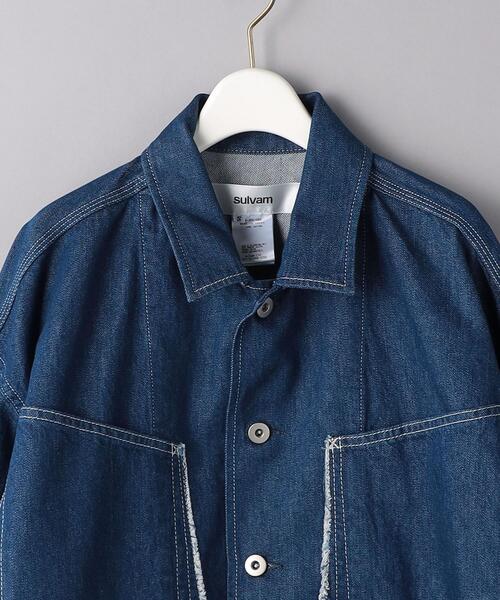 sulvam＞ショート デニムジャケット
