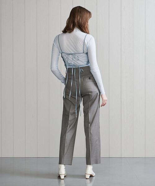 H BEAUTY&YOUTH UNITED ARROWS(エイチビューティーアンドユースユナイテッドアローズ)の「<H>COTTON CAMISOLE/キャミソール(キャミソール・レディース・ブラック/グレー・FREE)」の2枚目の写真