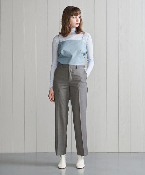 H BEAUTY&YOUTH UNITED ARROWS(エイチビューティーアンドユースユナイテッドアローズ)の「<H>COTTON CAMISOLE/キャミソール(キャミソール・レディース・ブラック/グレー・FREE)」の5枚目の写真