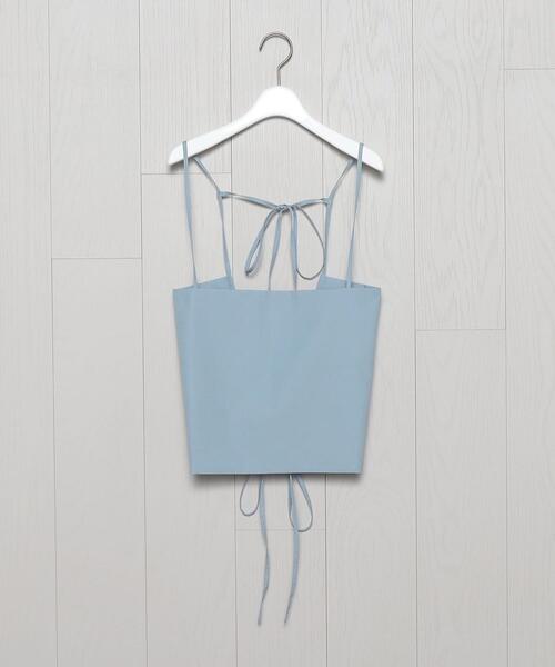 H BEAUTY&YOUTH UNITED ARROWS(エイチビューティーアンドユースユナイテッドアローズ)の「<H>COTTON CAMISOLE/キャミソール(キャミソール・レディース・ブラック/グレー・FREE)」の6枚目の写真