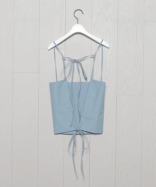 H BEAUTY&YOUTH UNITED ARROWS(エイチビューティーアンドユースユナイテッドアローズ)の「<H>COTTON CAMISOLE/キャミソール(キャミソール・レディース・ブラック/グレー・FREE)」の7枚目の写真