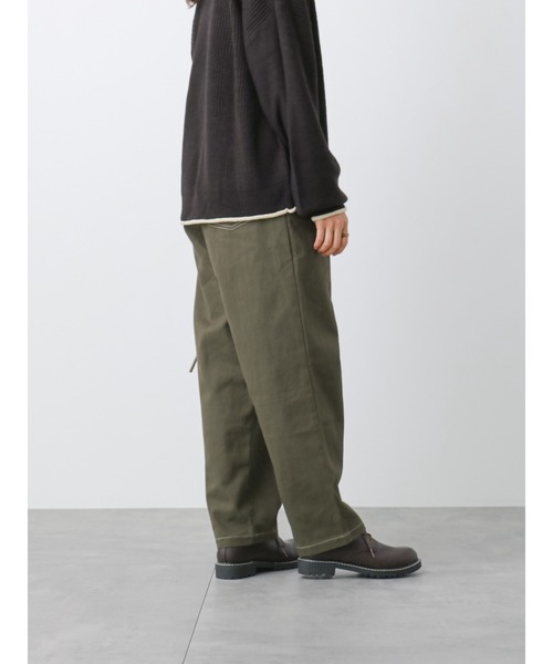 ehka sopo(エヘカソポ)の「ウエストフリルテーパードパンツ(その他パンツ・レディース・ネイビー/キナリ/カーキ・フリ-)」の15枚目の写真