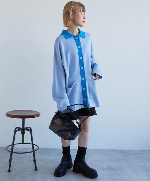 w closet（ダブルクローゼット）の「2WAYショルダーバッグ（ショルダーバッグ・レディース・サックスブルー/ブラック/ホワイト・FREE）」の4枚目の写真