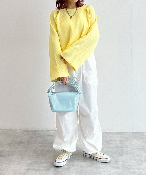 w closet（ダブルクローゼット）の「2WAYショルダーバッグ（ショルダーバッグ・レディース・サックスブルー/ブラック/ホワイト・FREE）」の14枚目の写真