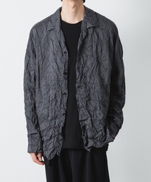 ATTACHMENT | PE/LIポプリン リンクル加工 L/S シャツ /  PE/LI POPLIN WRINKLED L/S SHIRT(シャツ/ブラウス)
