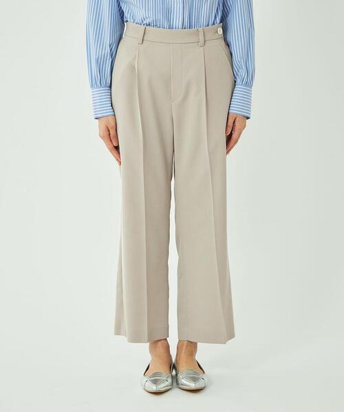 green label relaxing（グリーンレーベルリラクシング）の「［size SHORT/TALLあり］クリスプツイル ストレート パンツ ◇No06◇（その他パンツ・レディース・ベージュ/ケリー/ネイビー・SHORT/38/40/TALL/34/36/44/42）」の16枚目の写真