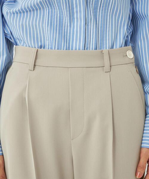 green label relaxing（グリーンレーベルリラクシング）の「［size SHORT/TALLあり］クリスプツイル ストレート パンツ ◇No06◇（その他パンツ・レディース・ベージュ/ケリー/ネイビー・SHORT/38/40/TALL/34/36/44/42）」の19枚目の写真