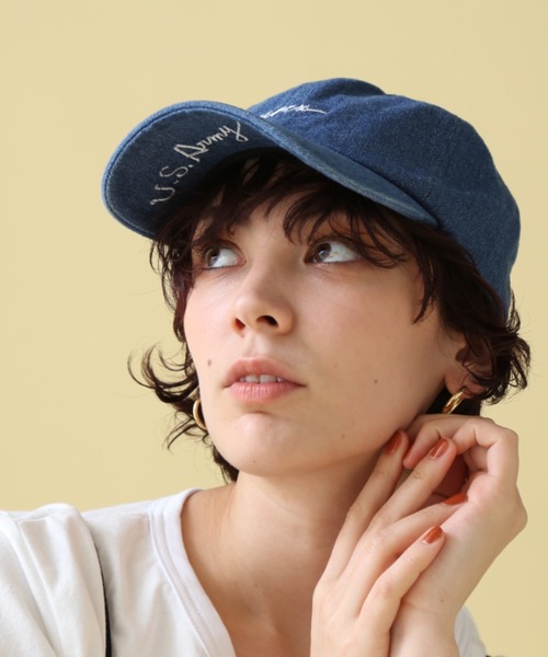 AVIREX（アヴィレックス）の「SCRIBBLING CAP/ スクリブリング キャップ（キャップ・レディース・ホワイト系2/その他6/ブラック・F）」の7枚目の写真