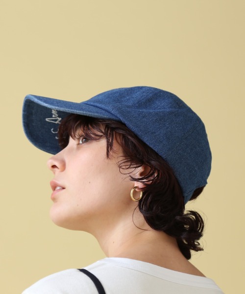 AVIREX（アヴィレックス）の「SCRIBBLING CAP/ スクリブリング キャップ（キャップ・レディース・ホワイト系2/その他6/ブラック・F）」の8枚目の写真