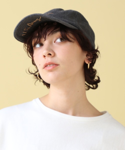 AVIREX（アヴィレックス）の「SCRIBBLING CAP/ スクリブリング キャップ（キャップ・レディース・ホワイト系2/その他6/ブラック・F）」の17枚目の写真