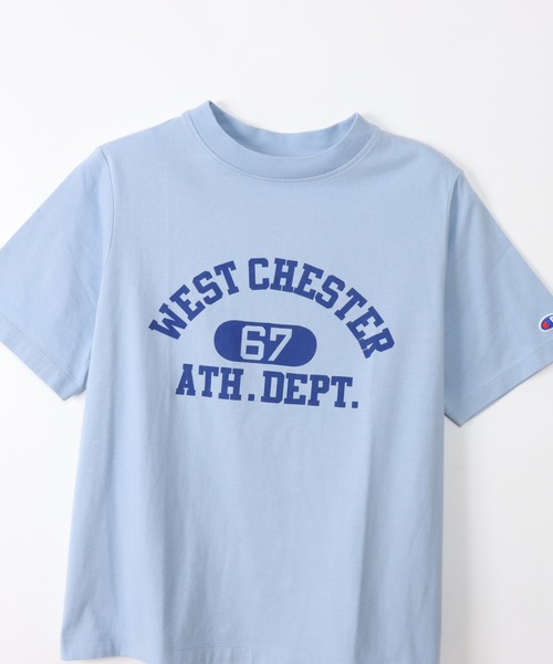 Champion(チャンピオン)の「【Champion/チャンピオン】レディース ショートスリーブTシャツ(Tシャツ/カットソー・レディース・グリーン系その他3/ブルー系その他/ネイビー/ホワイト・LARGE/MEDIUM)」の22枚目の写真