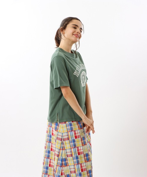 Champion(チャンピオン)の「【Champion/チャンピオン】レディース ショートスリーブTシャツ(Tシャツ/カットソー・レディース・グリーン系その他3/ブルー系その他/ネイビー/ホワイト・LARGE/MEDIUM)」の10枚目の写真