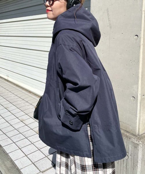 archives（アルシーヴ）の「【Limited item】ANORAK HOODIE（マウンテンパーカー・レディース・ベージュ/ネイビー・MEDIUM）」の15枚目の写真