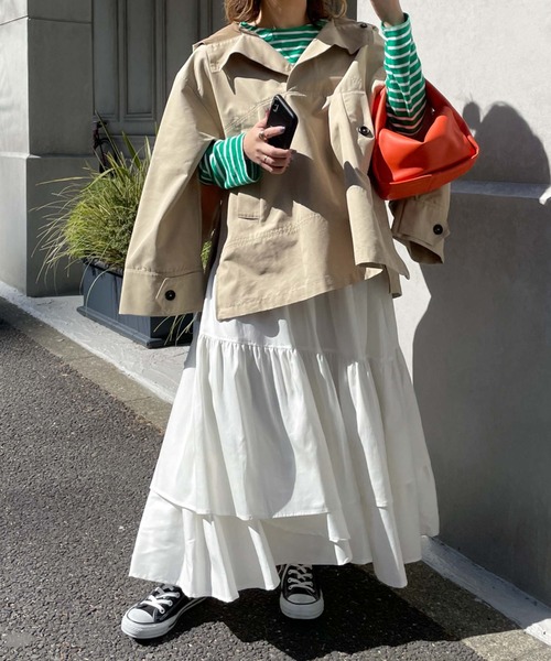 archives（アルシーヴ）の「【Limited item】ANORAK HOODIE（マウンテンパーカー・レディース・ベージュ/ネイビー・MEDIUM）」の17枚目の写真