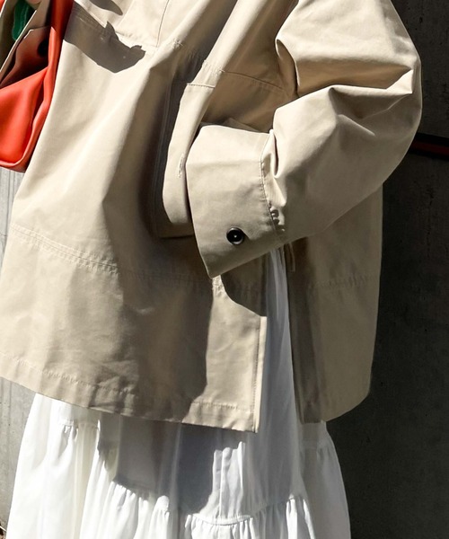 archives（アルシーヴ）の「【Limited item】ANORAK HOODIE（マウンテンパーカー・レディース・ベージュ/ネイビー・MEDIUM）」の11枚目の写真