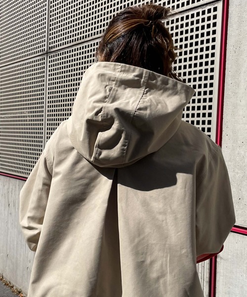 archives（アルシーヴ）の「【Limited item】ANORAK HOODIE（マウンテンパーカー・レディース・ベージュ/ネイビー・MEDIUM）」の10枚目の写真