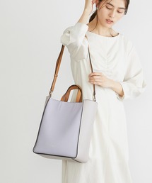 【雑誌掲載】【TREASURE TOPKAPI/トプカピ トレジャー】 バイカラー ショルダー付き トートバッグ