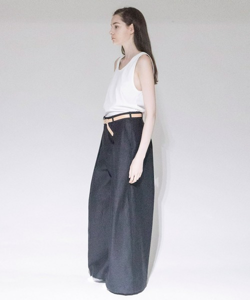 VOAAOV（ヴォアーブ）の「【VOAAOV】LOOSE DENIM Tuck Wide Pants