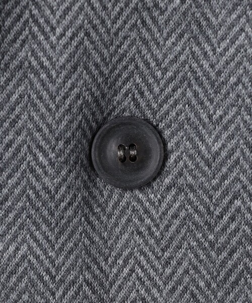 T-JACKET(ティージャケット)の「<T-JACKET> ヘリンボーン ピークドラペル 4ボタン ジャケット(テーラードジャケット・メンズ・グレー・M)」の8枚目の写真
