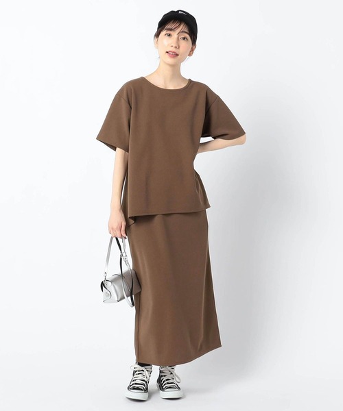 Grand PARK（グランドパーク）の「後ろスリット入りタイトスカート（スカート・レディース・ブラウン/グリーン/ブラック・FREE）」の6枚目の写真