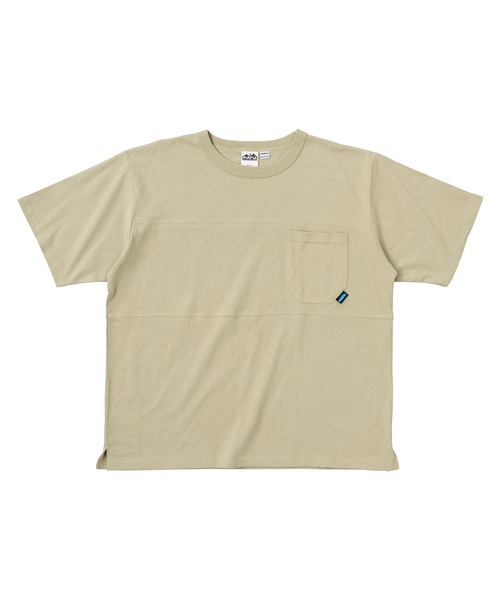 KAVU(カブー)の「KAVU/カブー Panel Tee/パネルティー(Tシャツ/カットソー・メンズ・ホワイト系その他/ホワイト×ネイビー/ホワイト×ブラック/ホワイト/ネイビー/ベージュ/ブラック・MEDIUM/LARGE)」の6枚目の写真