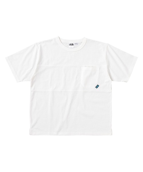 KAVU(カブー)の「KAVU/カブー Panel Tee/パネルティー(Tシャツ/カットソー・メンズ・ホワイト系その他/ホワイト×ネイビー/ホワイト×ブラック/ホワイト/ネイビー/ベージュ/ブラック・MEDIUM/LARGE)」の12枚目の写真