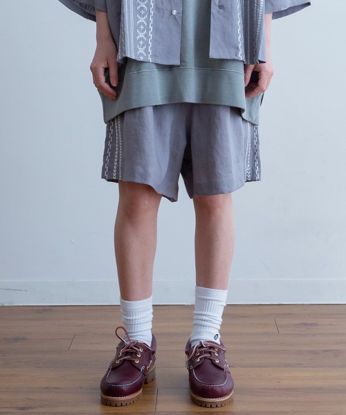 Universal Style Wear(ユニバーサルスタイルウェア)の「Universal Style Wear キューバ パンツ(その他パンツ・メンズ・ナチュラル/ネイビー/グレー/ブラック・LARGE/X-LARGE/MEDIUM)」の3枚目の写真