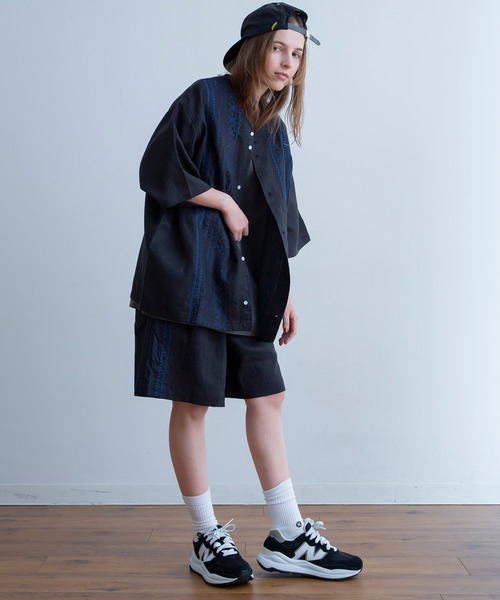 Universal Style Wear(ユニバーサルスタイルウェア)の「Universal Style Wear キューバ パンツ(その他パンツ・メンズ・ナチュラル/ネイビー/グレー/ブラック・LARGE/X-LARGE/MEDIUM)」の7枚目の写真