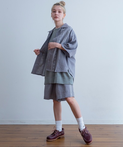 Universal Style Wear(ユニバーサルスタイルウェア)の「Universal Style Wear キューバ パンツ(その他パンツ・メンズ・ナチュラル/ネイビー/グレー/ブラック・LARGE/X-LARGE/MEDIUM)」の5枚目の写真
