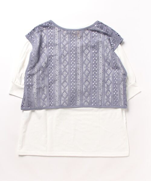 レースベスト×Tシャツセット（アンサンブル）｜チチカカ（チチカカ）