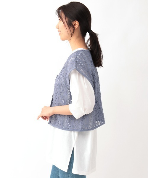 レースベスト×Tシャツセット（アンサンブル）｜チチカカ（チチカカ）