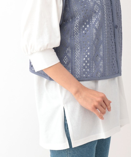レースベスト×Tシャツセット（アンサンブル）｜チチカカ（チチカカ）