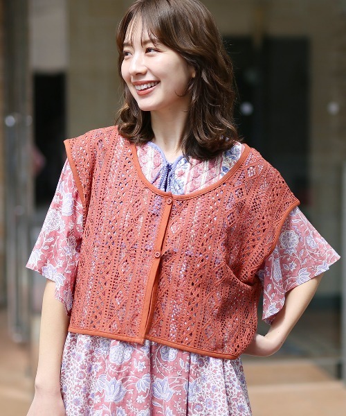 レースベスト×Tシャツセット（アンサンブル）｜チチカカ（チチカカ）