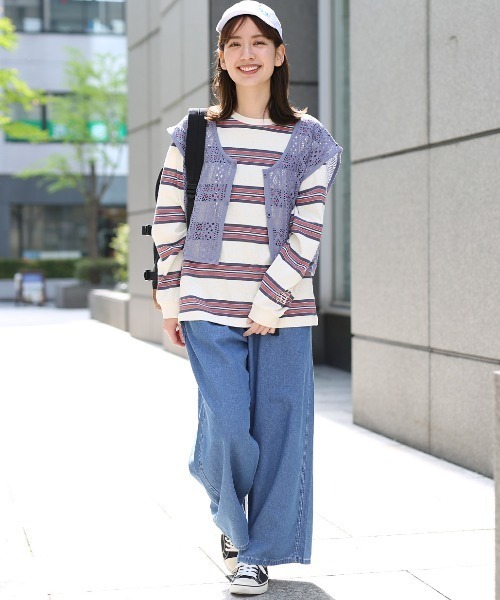 レースベスト×Tシャツセット（アンサンブル）｜チチカカ（チチカカ）