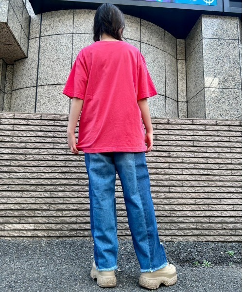 Candy Stripper（キャンディストリッパー）の「MY FAVORITE Tシャツ（Tシャツ/カットソー・レディース・レッド/ライトブルー/ブラック/オフホワイト・2/3/4）」の5枚目の写真