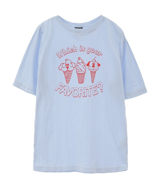 Candy Stripper（キャンディストリッパー）の「MY FAVORITE Tシャツ（Tシャツ/カットソー・レディース・レッド/ライトブルー/ブラック/オフホワイト・2/3/4）」の21枚目の写真