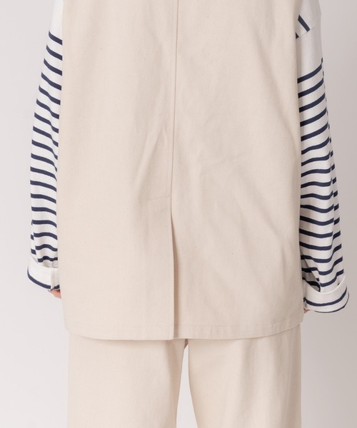 ONCILY(オンシェリー)の「【SET UP可能】COLLARLESS DENIM GILET VEST / ノーカラーデニムジレベスト(ベスト・メンズ・ナチュラル/ブラック/インディゴブルー・LARGE/MEDIUM)」の13枚目の写真