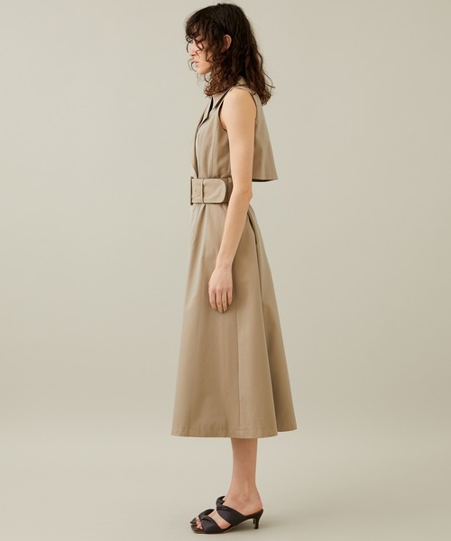 Dessin de Mode(デッサンドモード)の「【Dessin de mode/デッサンドモード】トレンチワンピース(ワンピース・レディース・ベージュ/カーキ・1)」の3枚目の写真