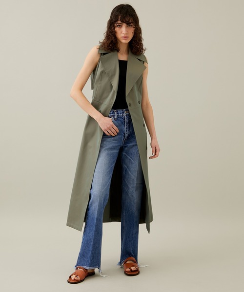 Dessin de Mode(デッサンドモード)の「【Dessin de mode/デッサンドモード】トレンチワンピース(ワンピース・レディース・ベージュ/カーキ・1)」の18枚目の写真