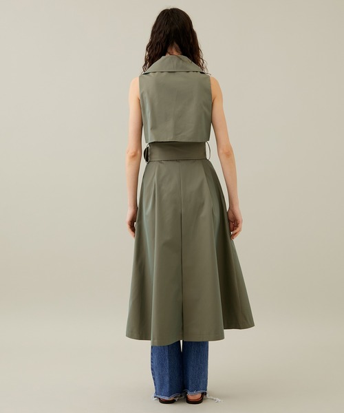 Dessin de Mode(デッサンドモード)の「【Dessin de mode/デッサンドモード】トレンチワンピース(ワンピース・レディース・ベージュ/カーキ・1)」の13枚目の写真